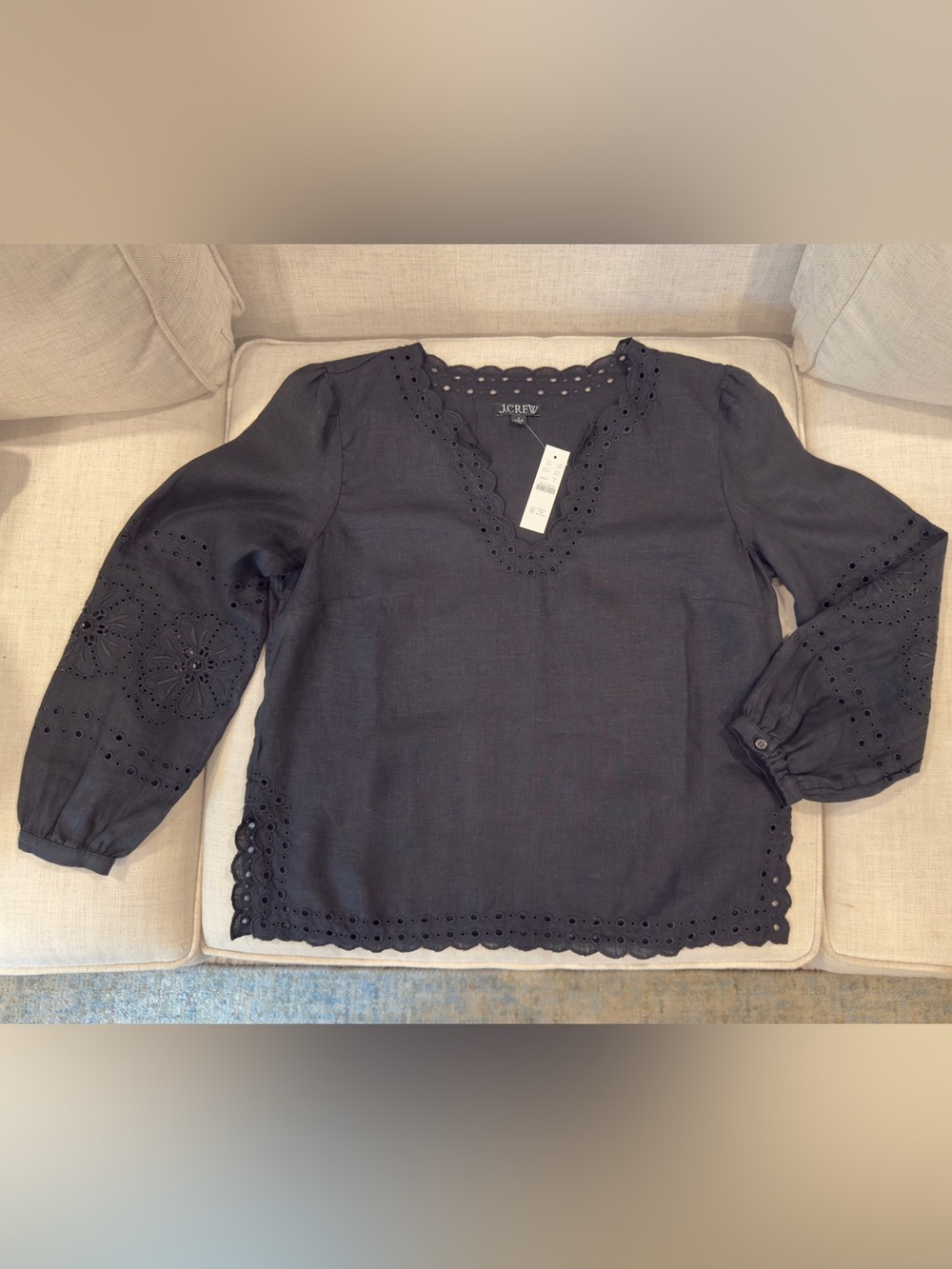J. Crew Linen Top